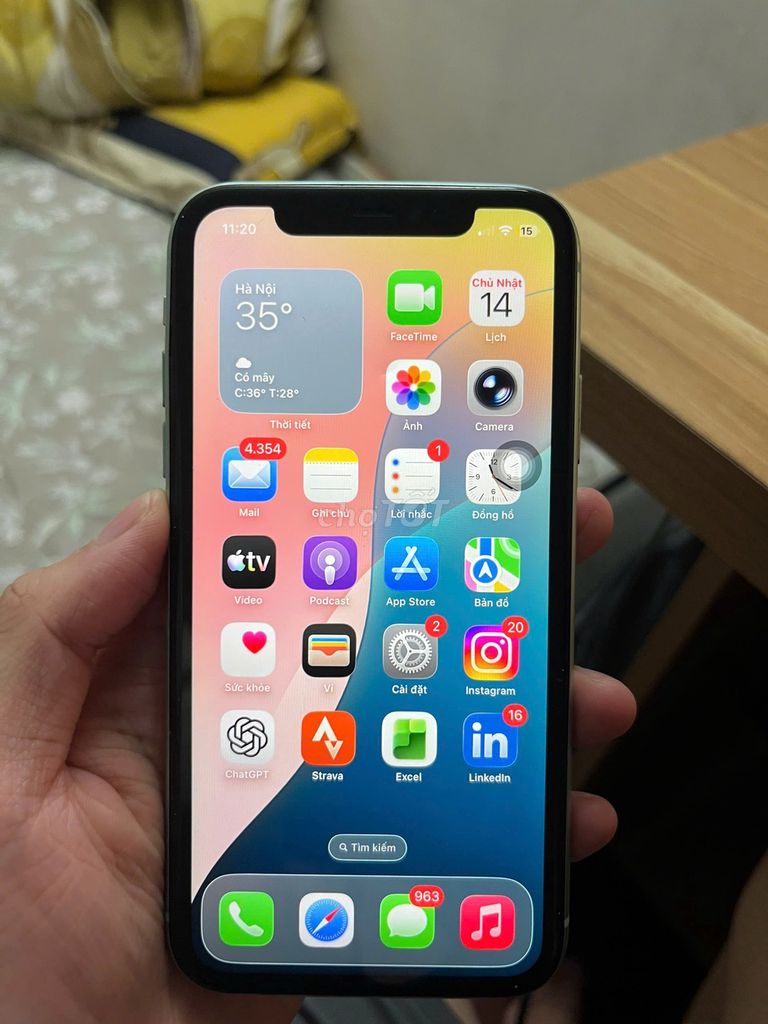 Apple iPhone 11 Xanh lá Quốc tế. Mua bán Điện thoại tại Quận Hoàn Kiếm Hà Nội được đăng bởi Thịnh Xuân hình 1