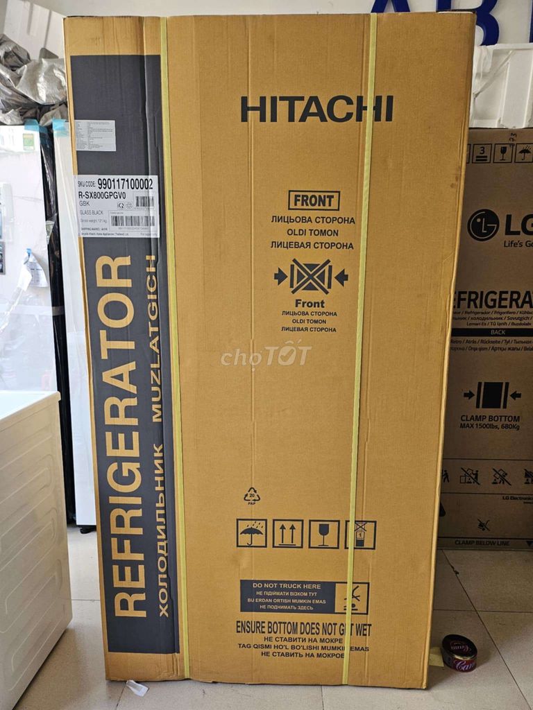 Đẳng cấp Hitachi 573L mặt gương R-SX800GPGV0 new