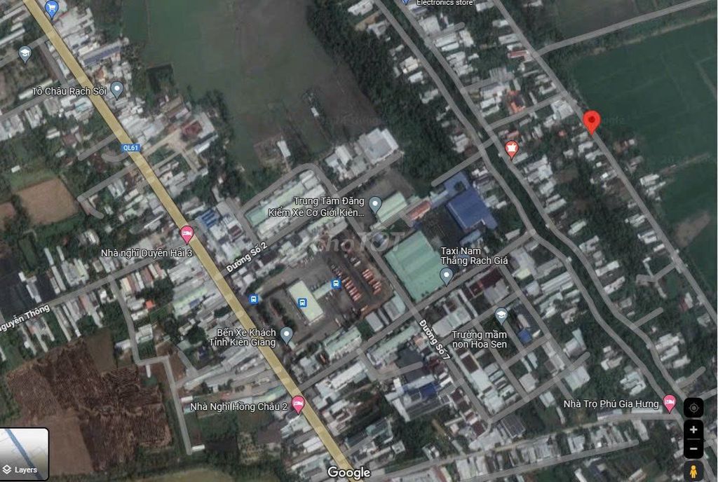 228m2 ĐẤT THỔ CƯ NGAY BẾN XE RẠCH SỎI KIÊN GIANG GIÁ CHỈ 799TR QUÁ RẺ. Mua bán đất tại Huyện Châu Thành Kiên Giang được đăng bởi Khanh BĐS Tây Đô hình 1