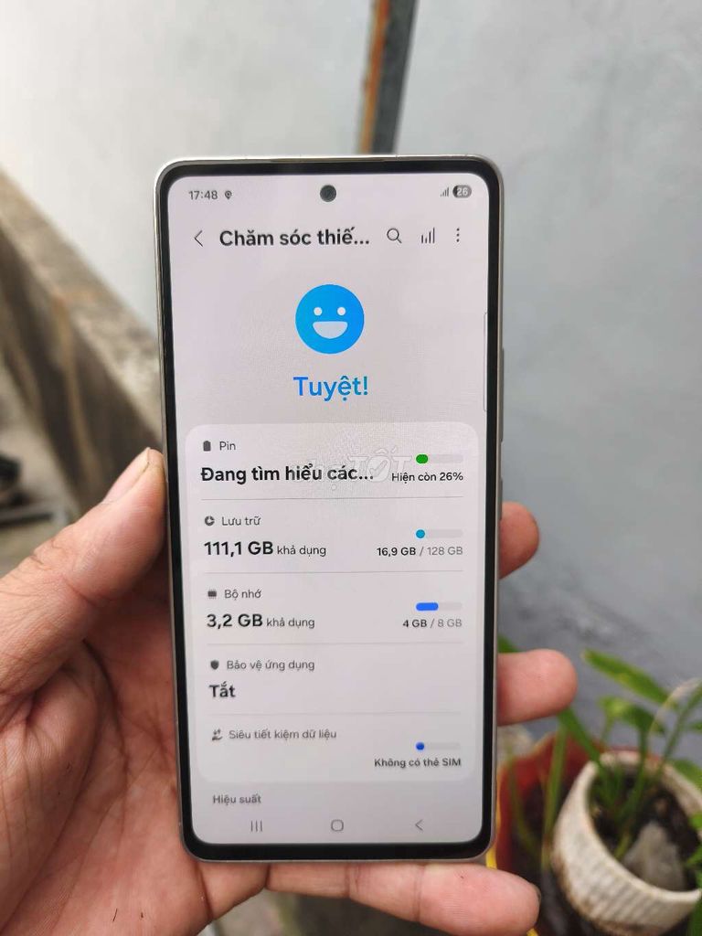Samsung Galaxy A53 5G 128GB Trắng. Mua bán Điện thoại tại Quận Nam Từ Liêm Hà Nội được đăng bởi Hoàng Đông hình 1
