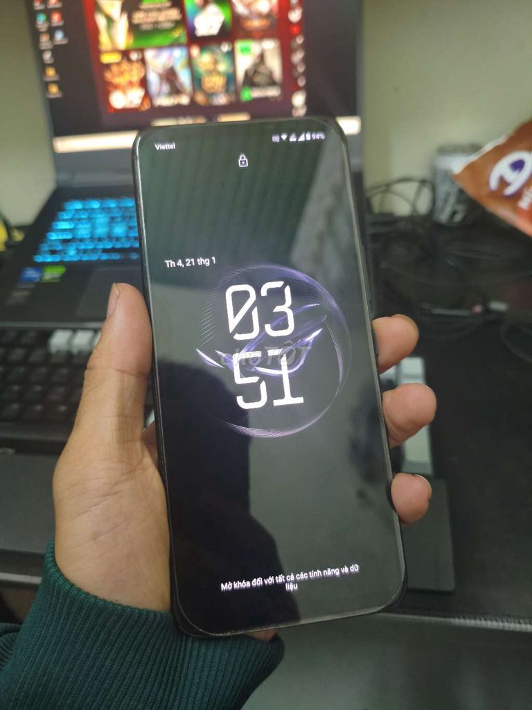 Asus ROG Phone 7 16GB/512GB Trắng. Mua bán Điện thoại tại Thành phố Pleiku Gia Lai được đăng bởi Nguyễn Ngọc Châu hình 1