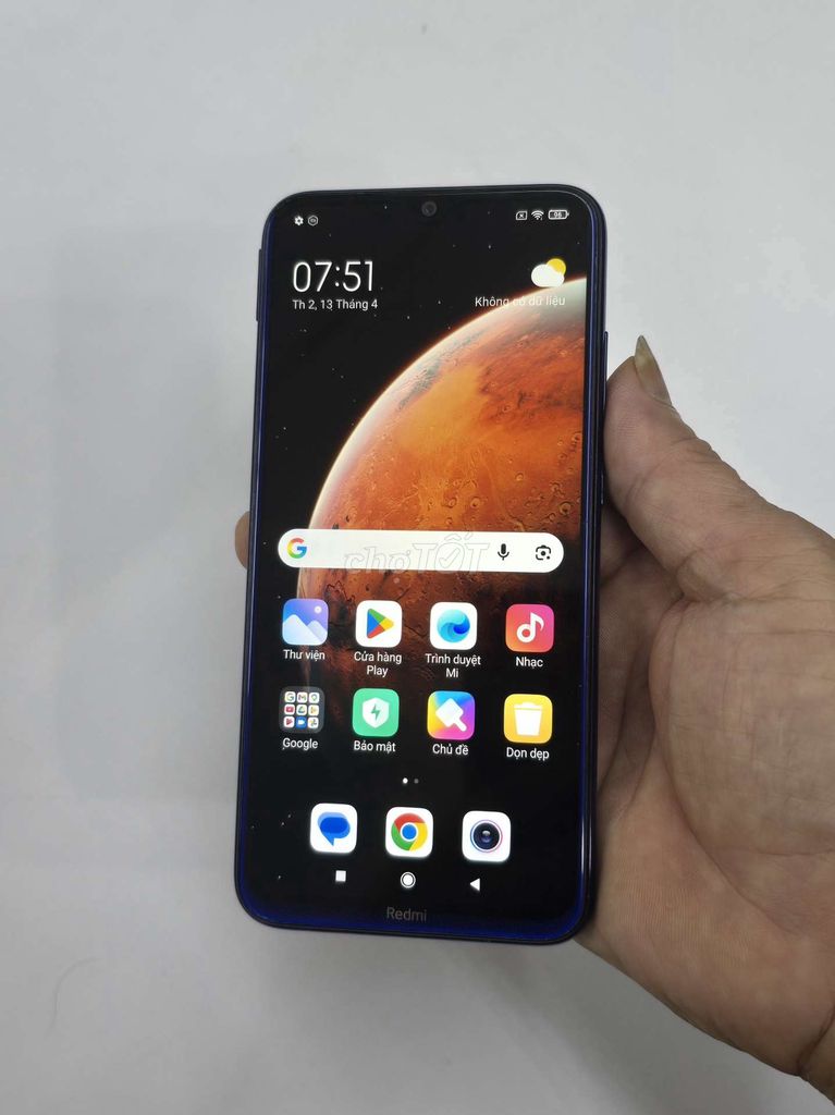 redmi Note 8 chính hãng 2 sim. Mua bán Điện thoại tại Quận Cầu Giấy Hà Nội được đăng bởi Hùng Phát hình 1