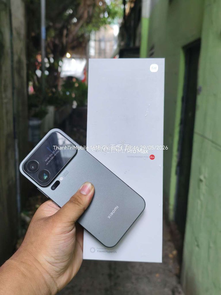 Xiaomi 17 Pro Max 12/512GB Đen FB đã up Rom. Mua bán Điện thoại tại Quận Gò Vấp Tp Hồ Chí Minh được đăng bởi Thanh Tri hình 1