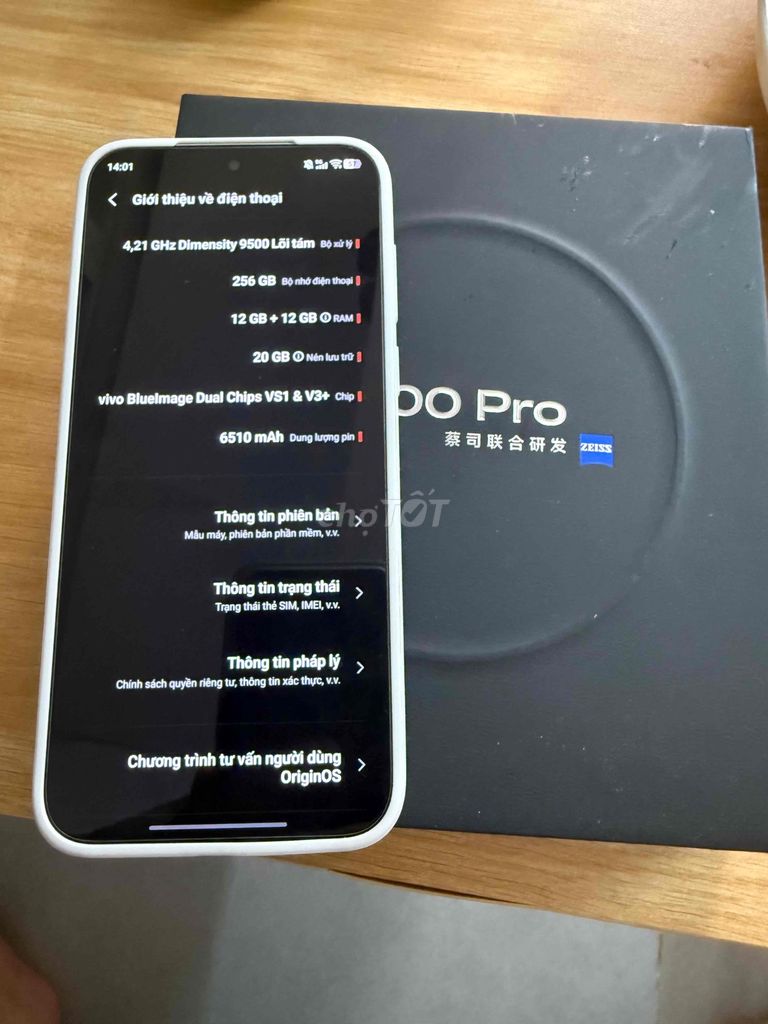 Vivo X300 Pro 256GB Trắng gl hay bán. Mua bán Điện thoại tại Thành phố Thủ Đức Tp Hồ Chí Minh được đăng bởi vì sao hình 1