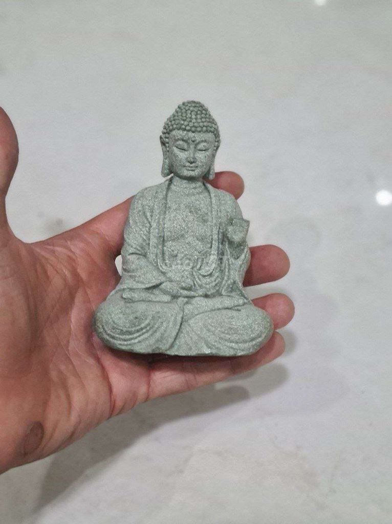 Tượng Đầu Phật Đá Nâu