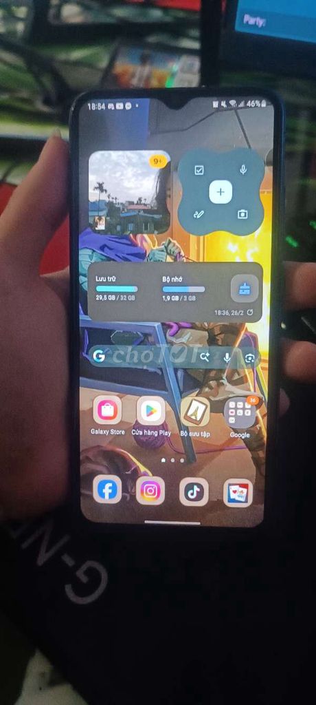 Samsung Điện thoại 32GB Xanh. Mua bán Điện thoại tại Huyện Kiến Thuỵ Hải Phòng được đăng bởi Pham Duc Canh hình 1