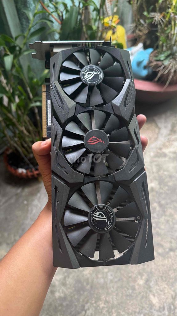 Card đồ họa ASUS ROG Strix GeForce GTX 1080 Đen. Mua bán Linh kiện (RAM, Card...) tại Thành phố Biên Hòa Đồng Nai được đăng bởi Đại Nhân Computer hình 1