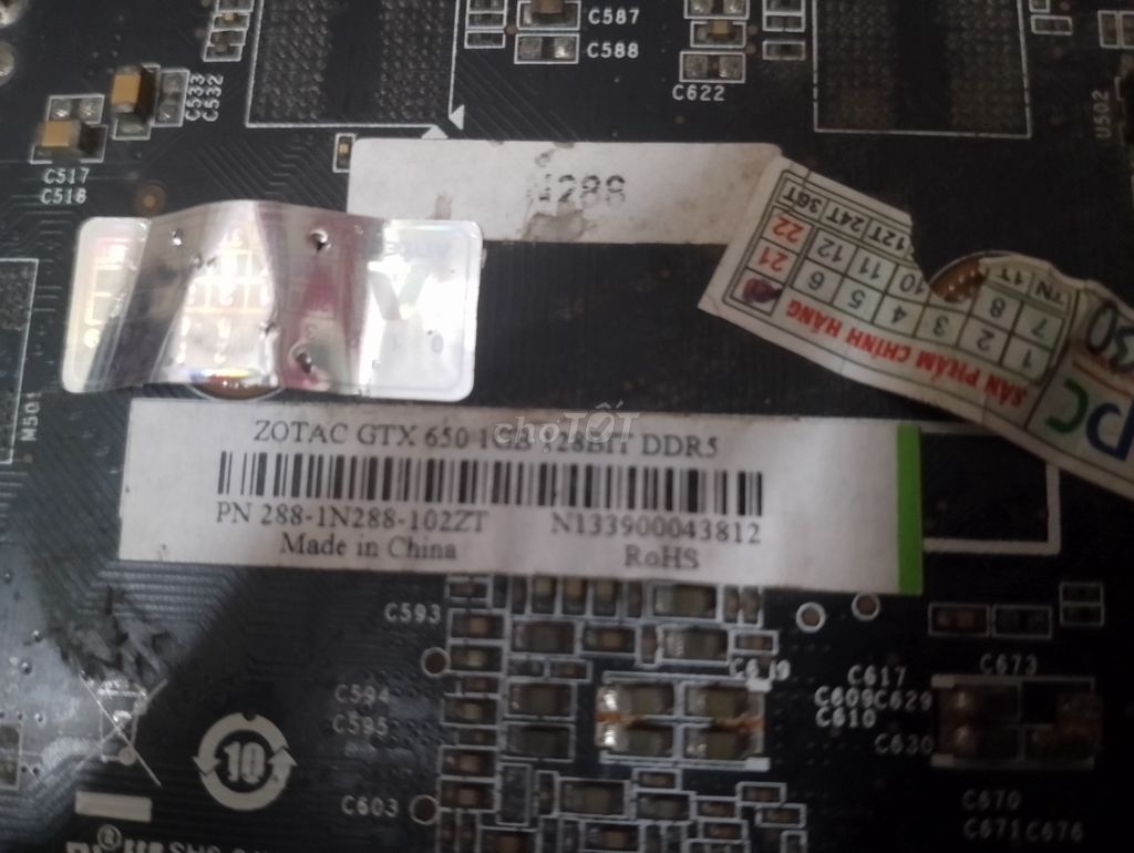 Card đồ họa ZOTAC GTX 650 1GB. Mua bán Linh kiện (RAM, Card...) tại Thành phố Thái Bình Thái Bình được đăng bởi An hình 1