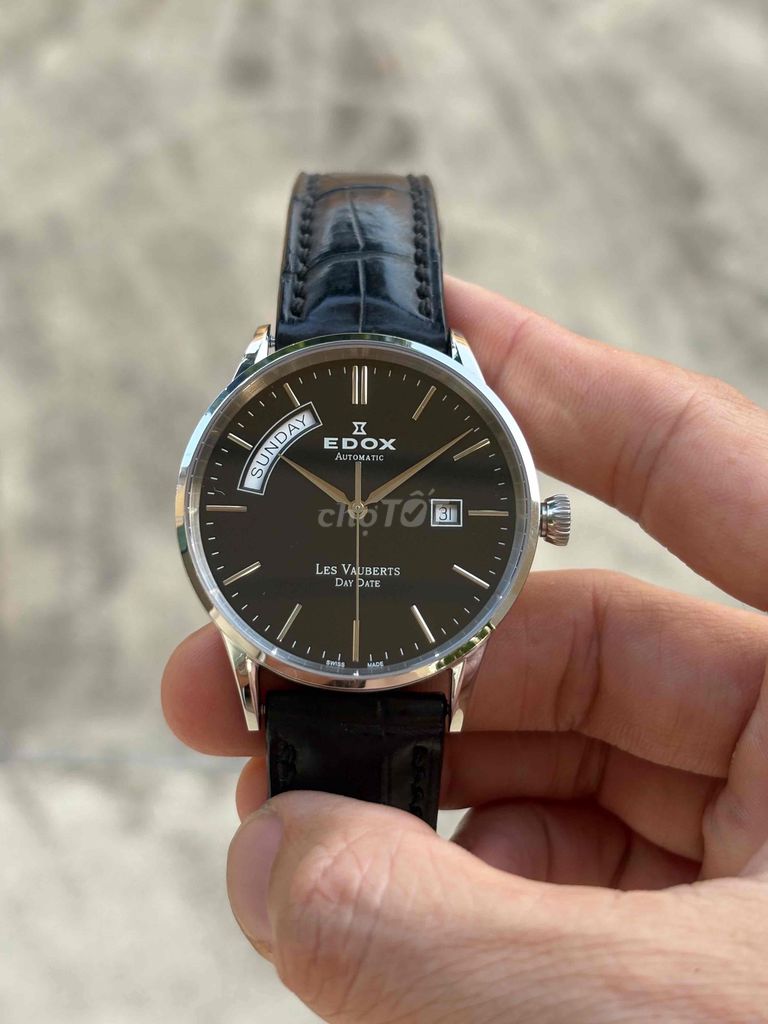 Đồng hồ Edox Les Vauberts Day Date Nam. Mua bán Đồng hồ tại Thị xã Sơn Tây Hà Nội được đăng bởi Nguyễn xuân vị hình 1