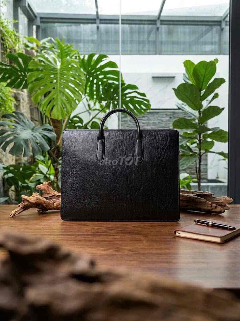 Cặp xách Honour Da bò Đen 40x30x10. Mua bán Túi xách tại Huyện Nhà Bè Tp Hồ Chí Minh được đăng bởi túi xách nam nữ đồ si da thật hình 1