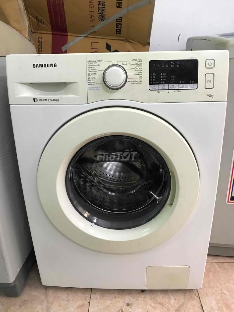 Máy giặt samsung inverter 7.5kg còn mới có bh