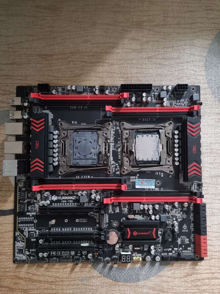 Mainboard HUANANZHI X99 T8D Kèm Ram Chip Card. Mua bán Linh kiện (RAM, Card...) tại Thành phố Yên Bái Yên Bái được đăng bởi Han Van Kien hình 1