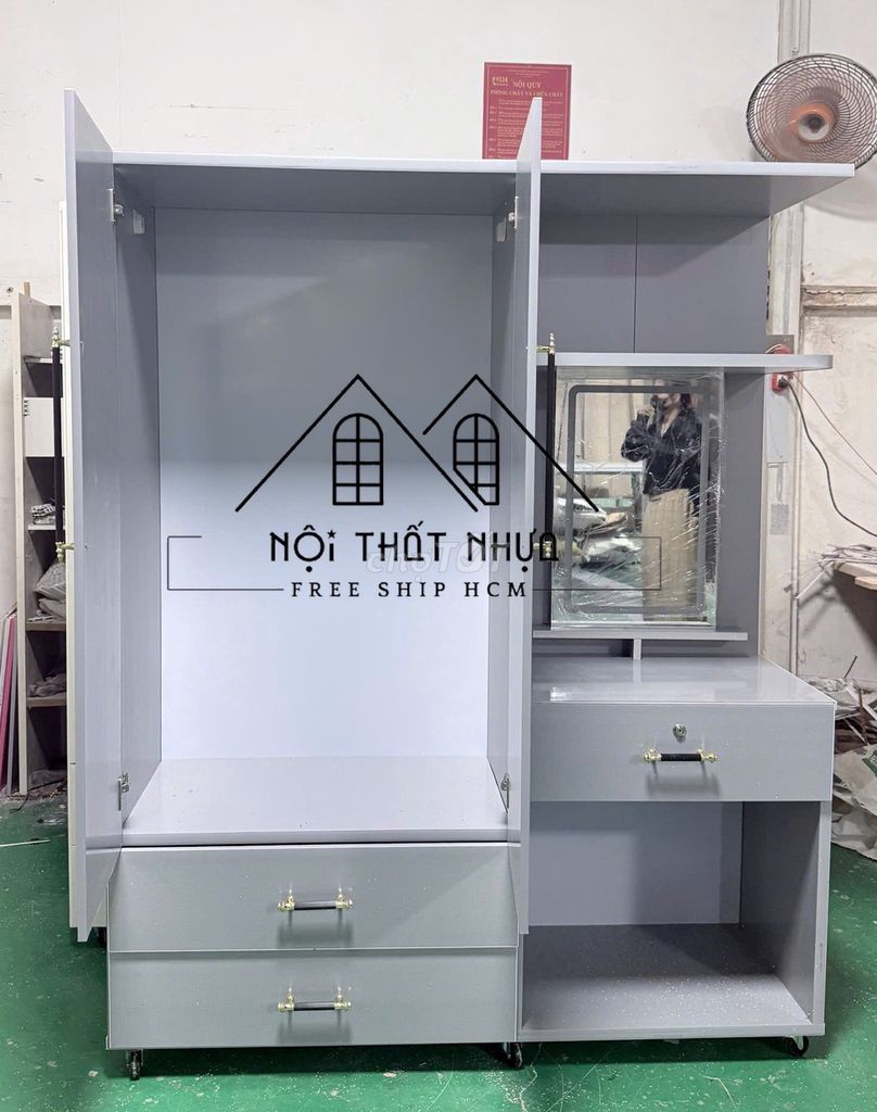 Tủ quần áo Nhựa Xám %Tủ quần áo%Tủ quần áo. Mua bán Tủ, kệ gia đình tại Huyện Đức Hòa Long An được đăng bởi Nội thất giá xưởng hình 1