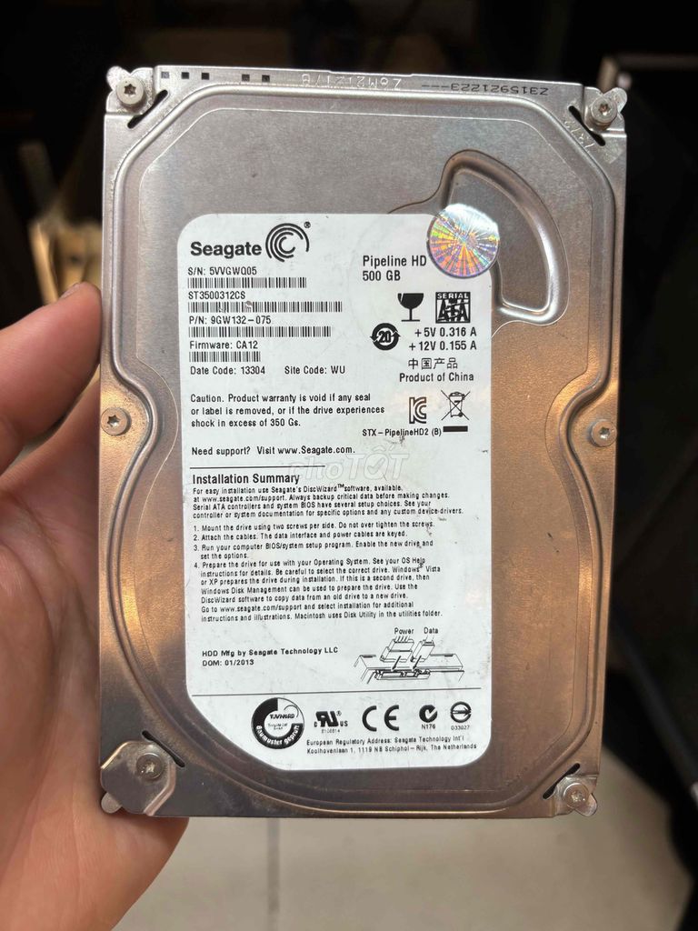 🔥Ổ cứng 500GB Seagate chuyên camera