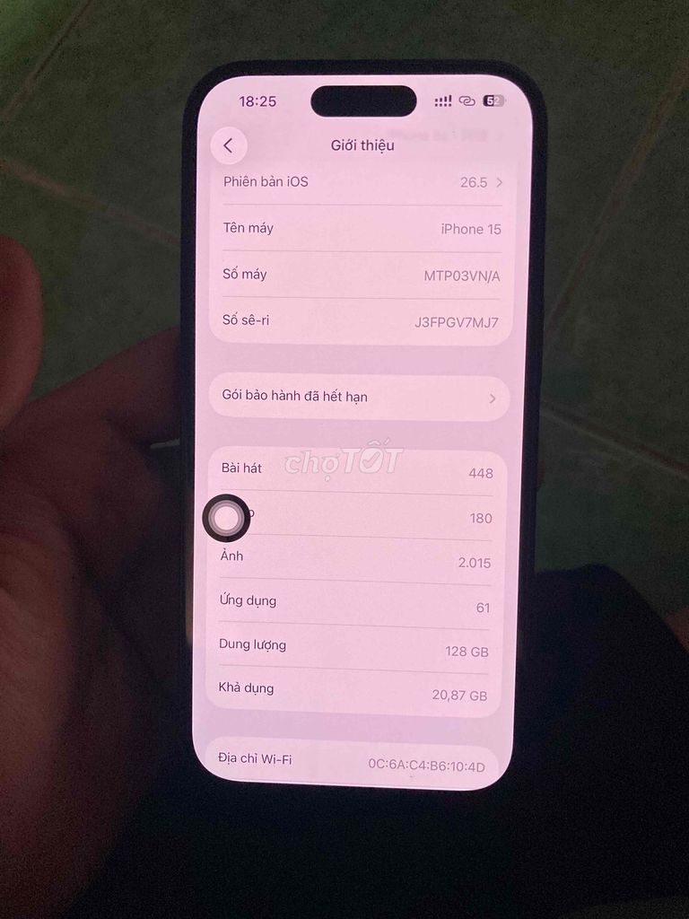 iPhone 15 128GB Đen VN/A. Mua bán Điện thoại tại Quận 12 Tp Hồ Chí Minh được đăng bởi ct hình 1
