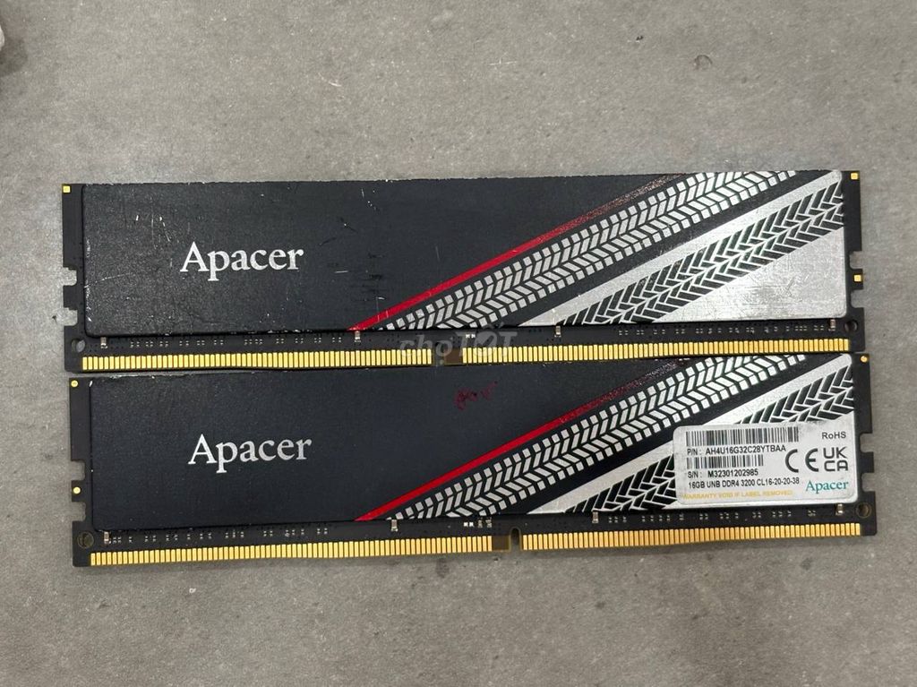 Apacer 16GB 3200. Mua bán Linh kiện (RAM, Card...) tại Quận Tân Bình Tp Hồ Chí Minh được đăng bởi Nguyễn Hoàng Nhã  hình 1