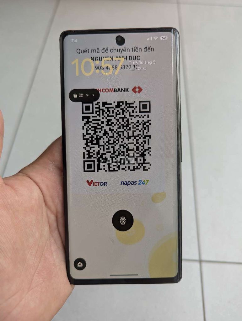 Google Pixel 6 Pro 128GB Đen Đã dùng. Mua bán Điện thoại tại Thành phố Dĩ An Bình Dương được đăng bởi Nguyễn anh đức hình 1