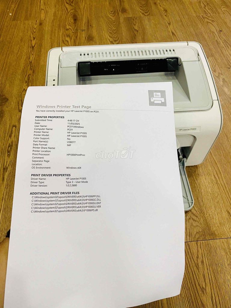 Máy in HP 1005 đẹp như mới