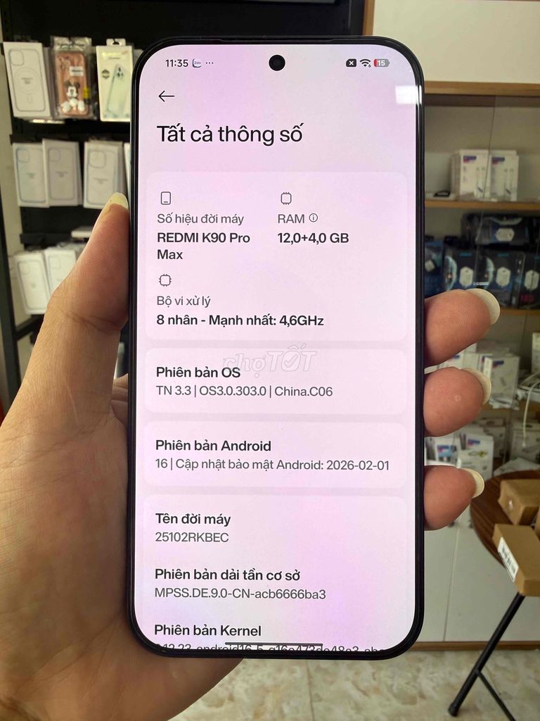Xiaomi REDMI K90 Pro Max 256GB Đen. Mua bán Điện thoại tại Quận Hoàng Mai Hà Nội được đăng bởi lê thanh hình 1