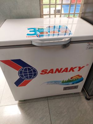 Bán tủ đông sanaky mới 99% 180l còn bảo hành 2 năm
