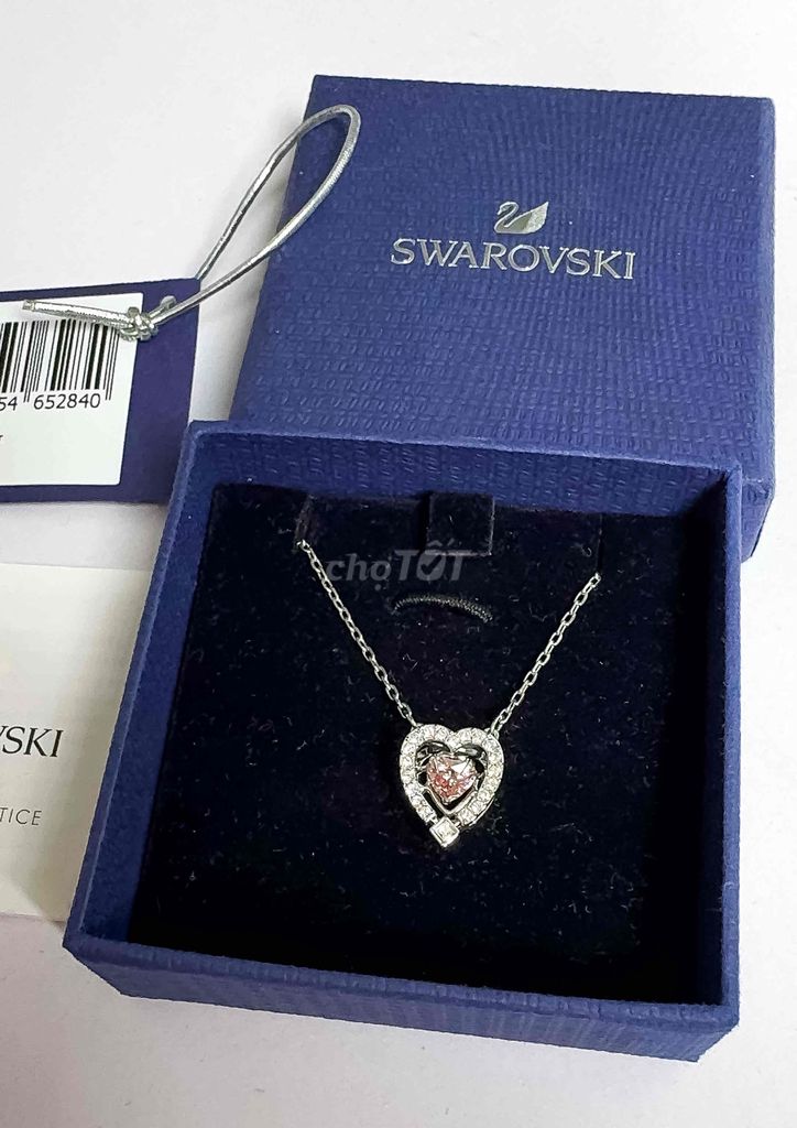 Pass dây chuyền Swarovski Dance Heart full box tag
