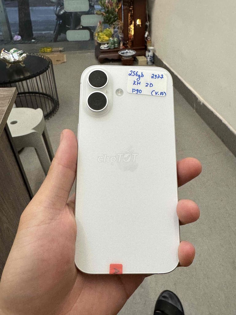 iPhone 16 256GB Trắng nguyên zin ,giá hssv. Mua bán Điện thoại tại Quận Đống Đa Hà Nội được đăng bởi Cường Nguyễn hình 1