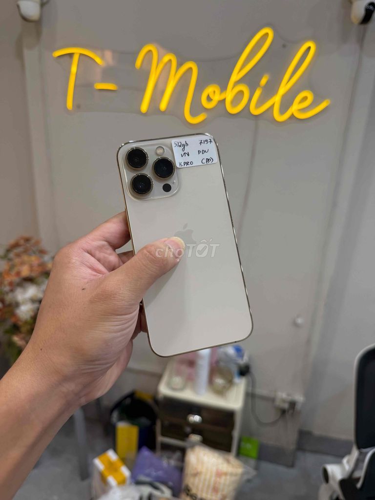 13 Pro 512Gb Quốc Tế zin full gold. Mua bán Điện thoại tại Quận Thanh Xuân Hà Nội được đăng bởi Ngô Tráng T Mobile hình 1