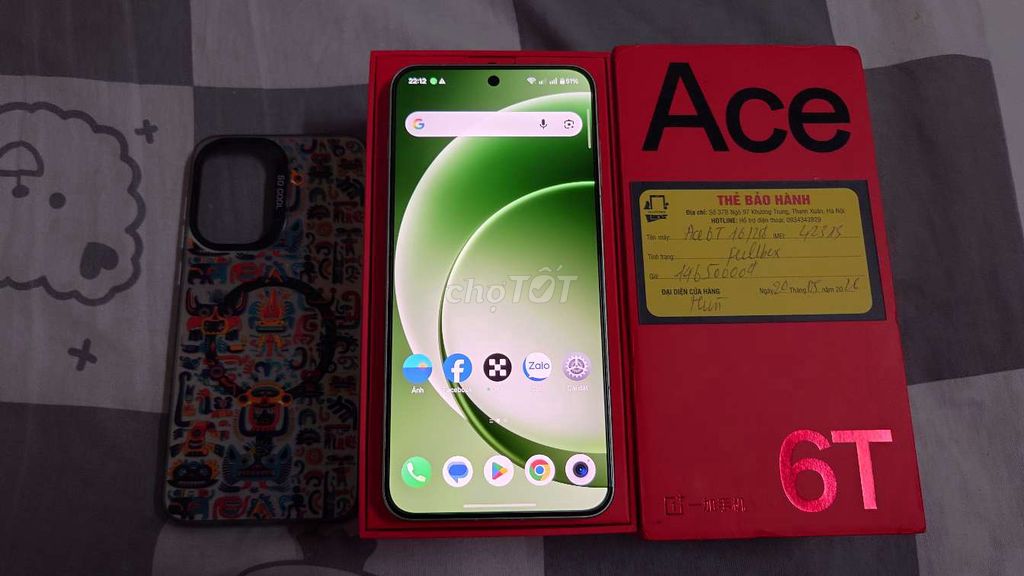 Oneplus Ace 6T 16GB/256GB room qte gl. Mua bán Điện thoại tại Quận Gò Vấp Tp Hồ Chí Minh được đăng bởi kiettruong hình 1