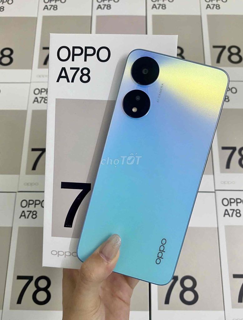 Oppo A78 5G Fullbox mới đẹp keng nguyên zin 100%. Mua bán Điện thoại tại Quận Bình Thạnh Tp Hồ Chí Minh được đăng bởi TMOBILE GIÁ TỐT NHẤT hình 1