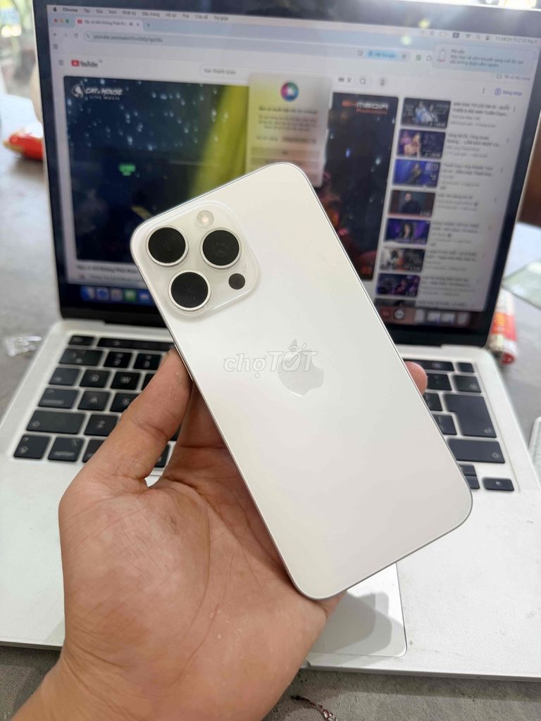 IPhone 15 Pro Max 256Gb . nợ xấu trả trước 7tr5. Mua bán Điện thoại tại Quận Ngũ Hành Sơn Đà Nẵng được đăng bởi Nghĩa  hình 1