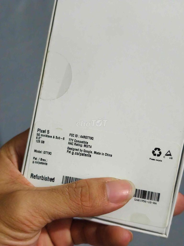 Google Pixel 5 128GB Xanh lá. Mua bán Điện thoại tại Quận Bình Thạnh Tp Hồ Chí Minh được đăng bởi Trần Hoài Chiến hình 1