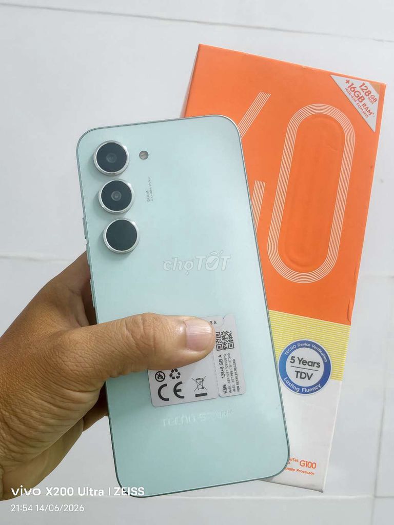 Tecno Spark 40 Pro 8GB/128GB Xanh. Mua bán Điện thoại tại Thành phố Bến Tre Bến Tre được đăng bởi Lê Trường hình 1