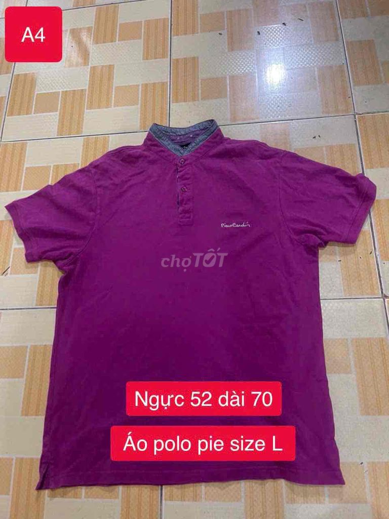 Áo polo Pierre Cardin Nam Tím size L. Mua bán Quần áo tại Quận 12 Tp Hồ Chí Minh được đăng bởi HT 86 hình 1