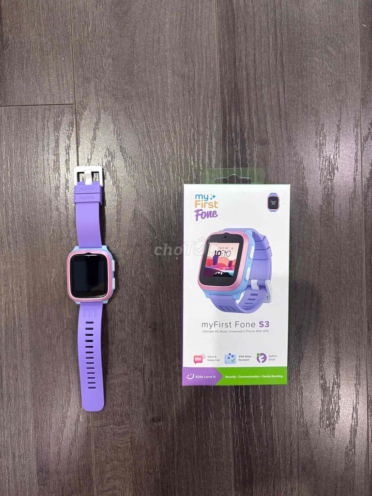 Đồng hồ thông minh myFirst Fone S3 Tím. Mua bán Thiết bị đeo thông minh tại Quận Long Biên Hà Nội được đăng bởi Lưu Thu Hiền hình 1