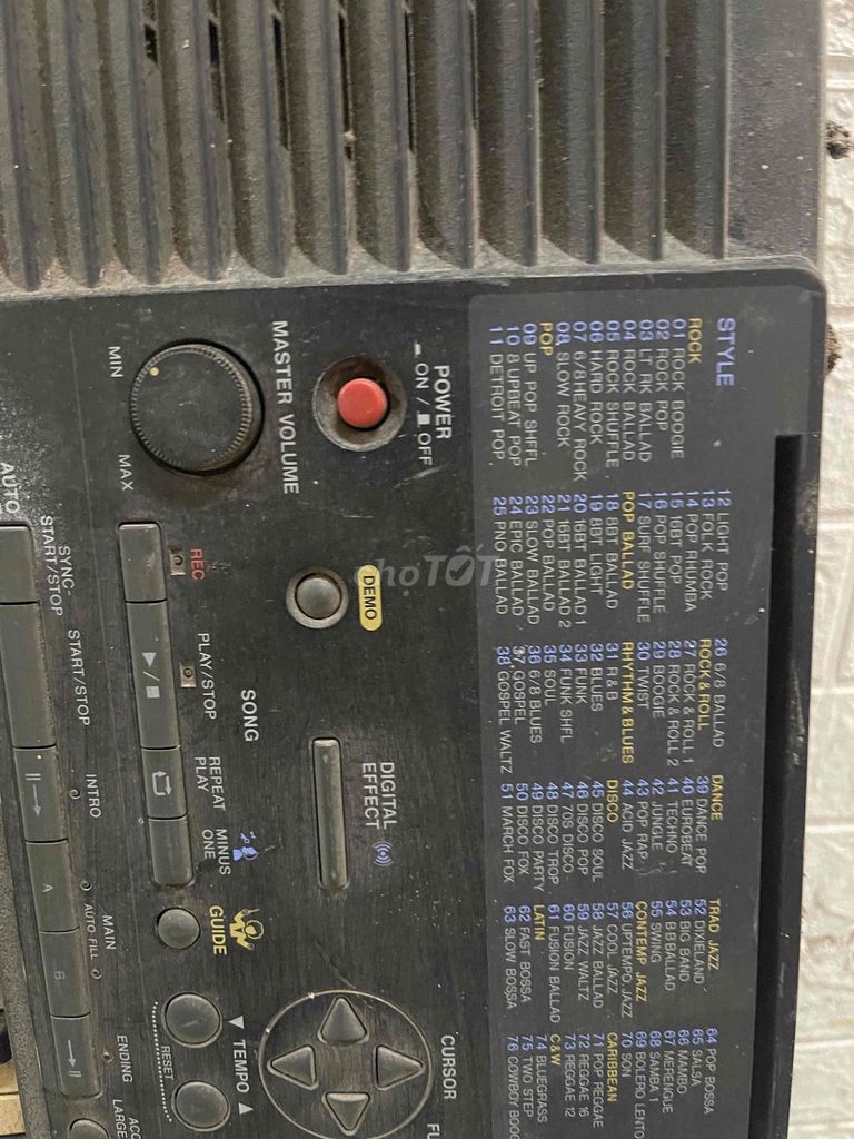 Đàn organ Yamaha PSR-420 Đen. Mua bán Nhạc cụ tại Quận 8 Tp Hồ Chí Minh được đăng bởi ngothanhdieungo hình 1