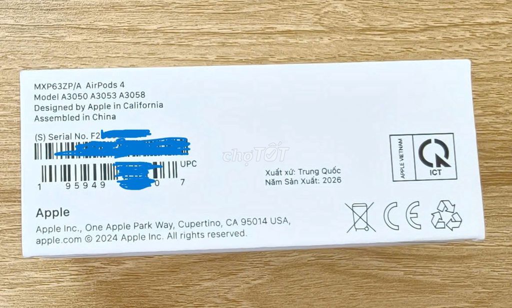 Xả tai nghe Apple AirPods 4 2026 FPT Mới 100%. Mua bán Tivi, Âm thanh tại Quận Phú Nhuận Tp Hồ Chí Minh được đăng bởi Nguyên hình 1