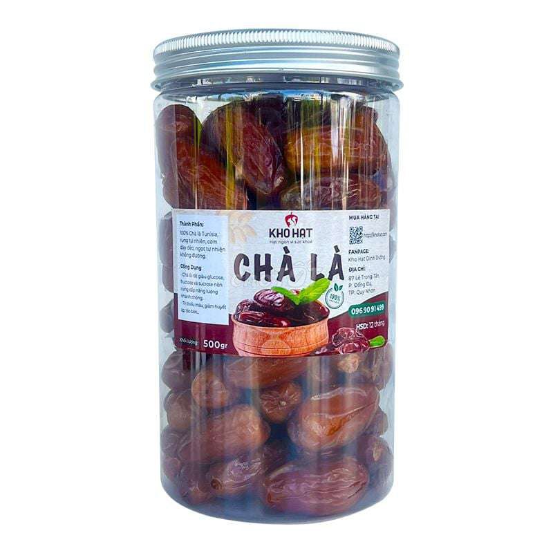 Chà Là Sấy Dẻo.Hộp 500gr