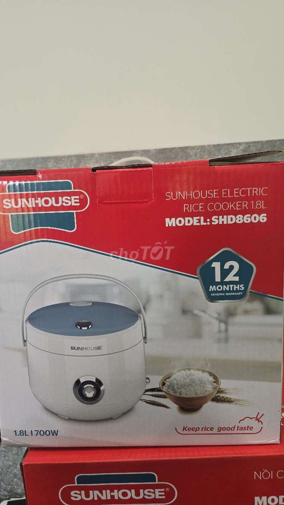 Nồi cơm điện SUNHOUSE SHD8606. Mua bán Bếp, lò, đồ điện nhà bếp tại Thành phố Bà Rịa Bà Rịa - Vũng Tàu được đăng bởi trung trần hình 1