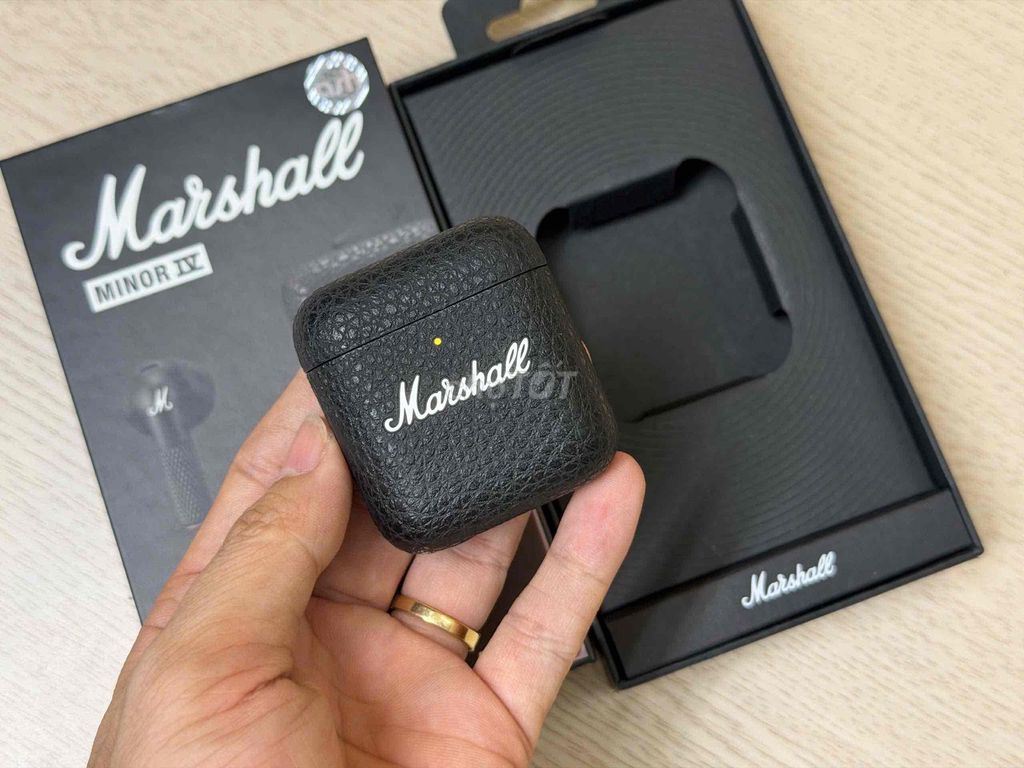 Tai nghe Marshall Minor IV Đen Đã sử dụng. Mua bán Tivi, Âm thanh tại Quận Đống Đa Hà Nội được đăng bởi NHẬT LỆ CAMERA hình 1