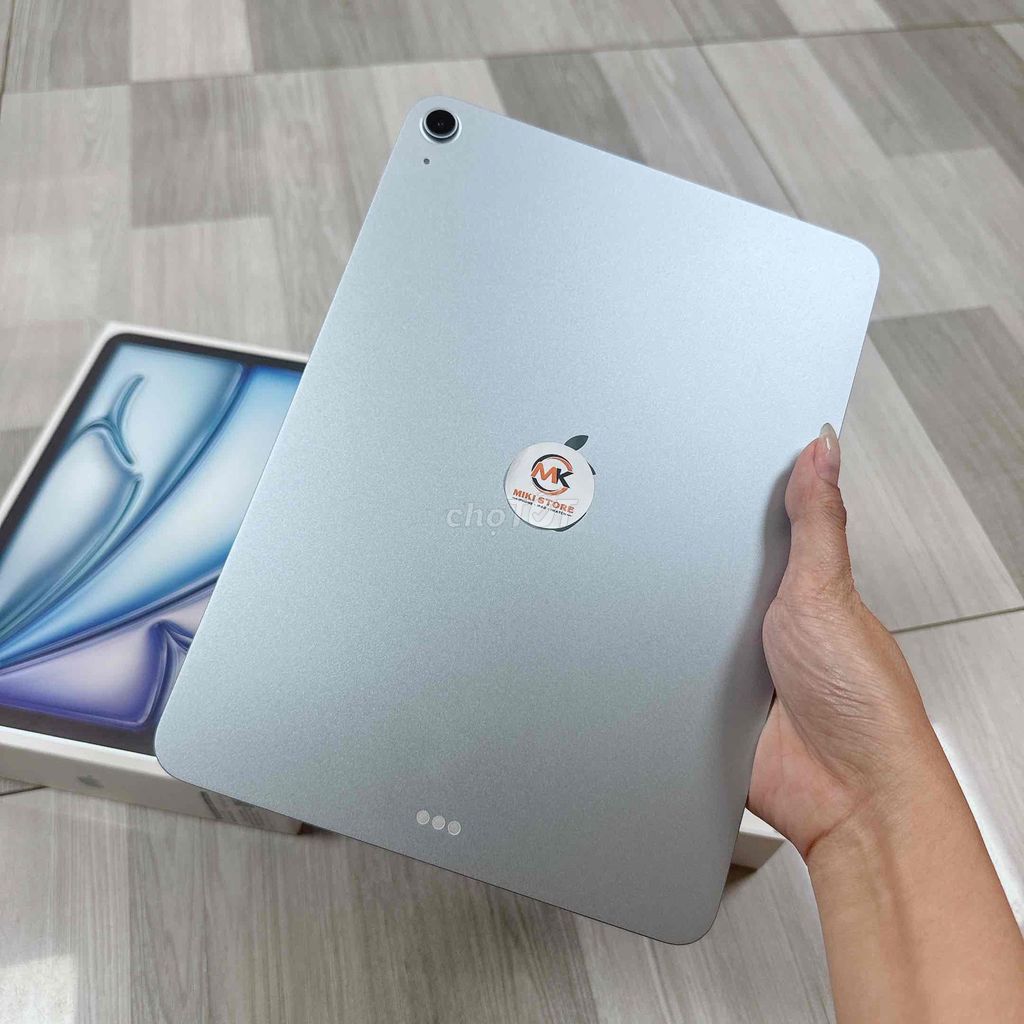 iPad Air 7 M3 128GB Xanh 99% BH 09/2026 Fullbox. Mua bán Máy tính bảng tại Quận 10 Tp Hồ Chí Minh được đăng bởi Miki Store hình 1