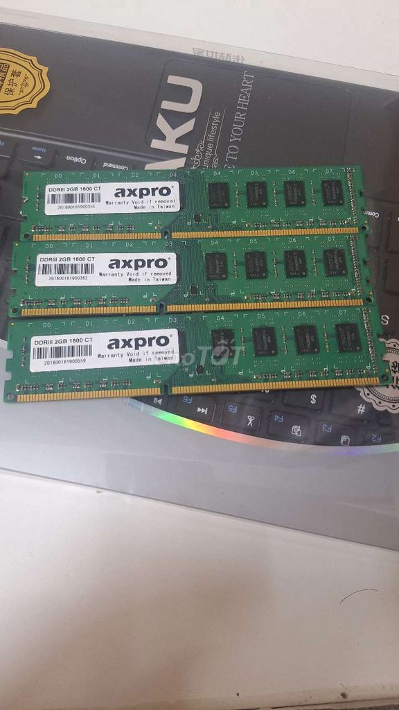 3 thanh 2gb ddr3. Mua bán Linh kiện (RAM, Card...) tại Quận Nam Từ Liêm Hà Nội được đăng bởi Trường Minh Vũ hình 1