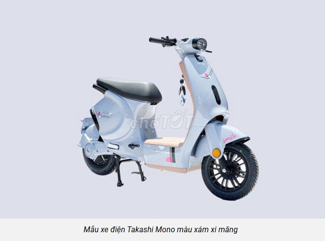 Xe điện Takashi Mono. Mua bán Xe điện tại Huyện Châu Thành Long An được đăng bởi XE MÁY MR TIN  hình 3