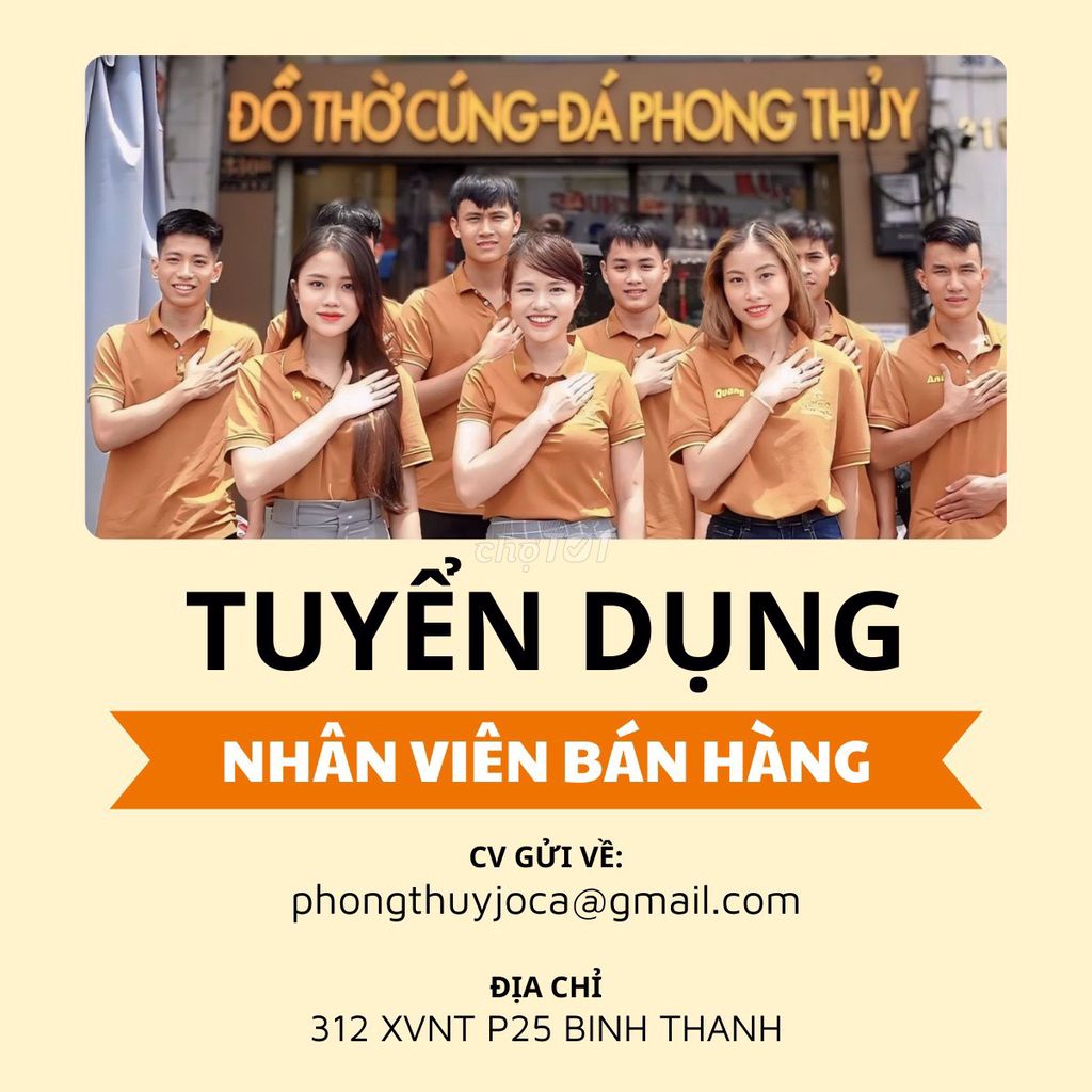 Nhân Viên Bán Hàng Quận Bình Thạnh TPHCM