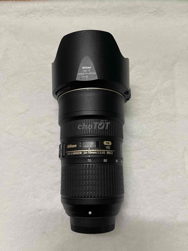 Ống kính Nikon 24-70 VR Đen Đã sử dụng. Mua bán Máy ảnh, Máy quay tại Quận Tân Bình Tp Hồ Chí Minh được đăng bởi nguyen nguyen hình 1