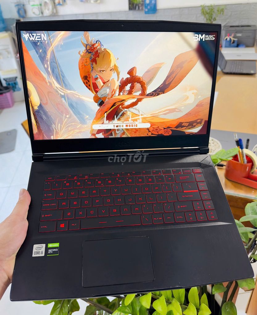 MSI GF63 i5-10300H/8GB/512GB_GTX 1650 Max-Q. Mua bán Laptop tại Thành phố Thủ Đức Tp Hồ Chí Minh được đăng bởi Shop Cyber hình 1