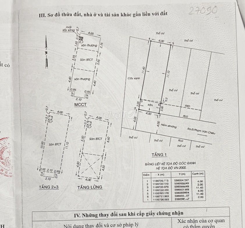 PHẠM VĂN CHIÊU NGAY CÂY TRÂM (4X14) 4T-TẶNG MIẾNG ĐẤT 60M2 TRỒNG HOA