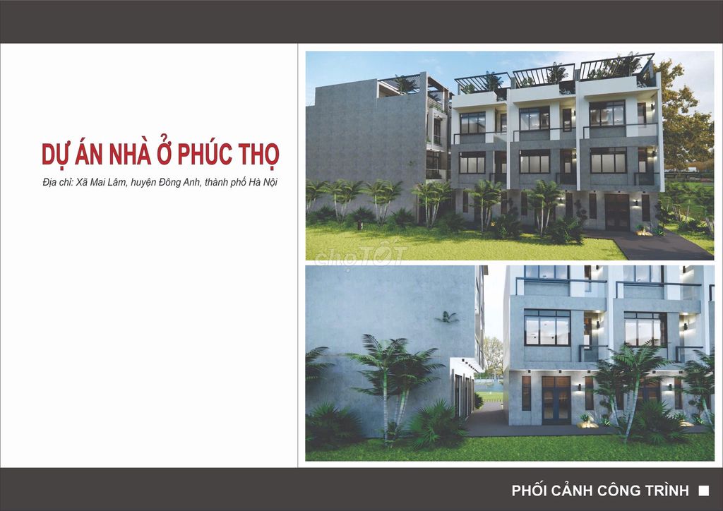 Bán 5 căn nhà xây mới 3 tầng 1 tum sát cầu Đông Trù, VinHome Cổ Loa