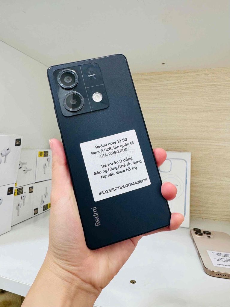 Xiaomi Redmi Note 13 5G 128GB Đen. Mua bán Điện thoại tại Thành phố Long Xuyên An Giang được đăng bởi Khoa Knmobile An Giang hình 1