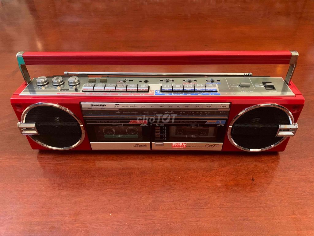 Radio casset Sharp QT77 Nhật Bản. Mua bán Tivi, Âm thanh tại Huyện Gia Lộc Hải Dương được đăng bởi Điện máy nhật úc hình 1