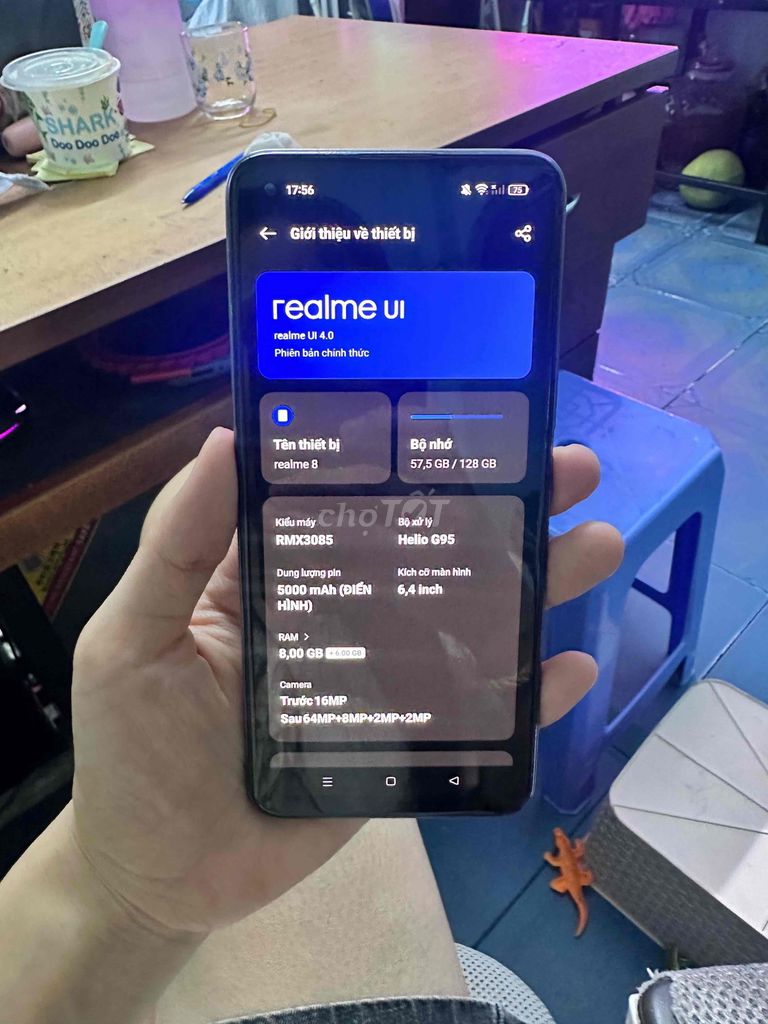 Realme 8 128GB Đen. Mua bán Điện thoại tại Thành phố Dĩ An Bình Dương được đăng bởi Nguyễn Hải hình 1